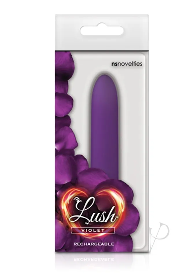 Lush By Ns Lush Violet Mini Rechargeable Vibrator Purple Vibrators
