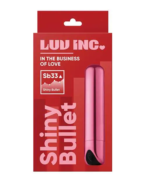 Luv Inc Shiny Bullet Pink Luv Vibrators Luv Inc Shiny Bullet Pink Luv Vibrators
