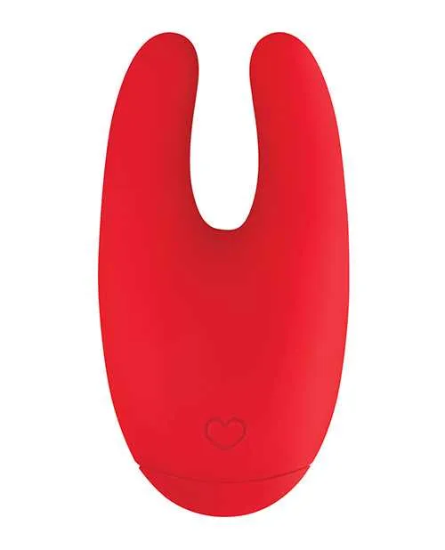 Luv Luv Inc U Shape Mini Bunny Red Vibrators