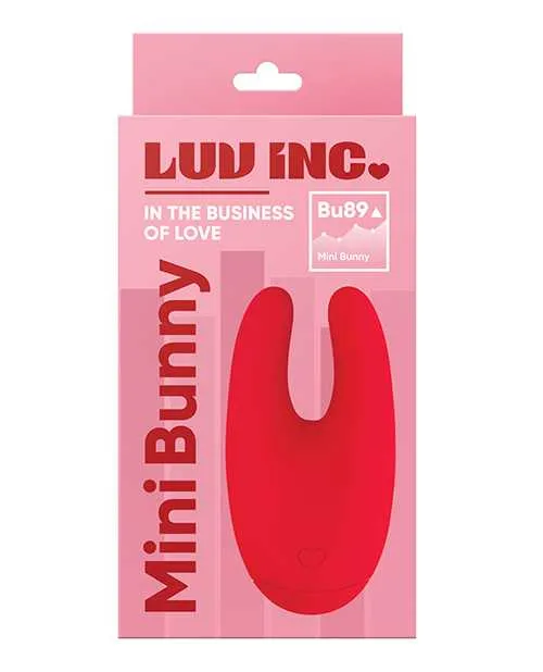 Luv Luv Inc U Shape Mini Bunny Red Vibrators Luv Luv Inc U Shape Mini Bunny Red Vibrators