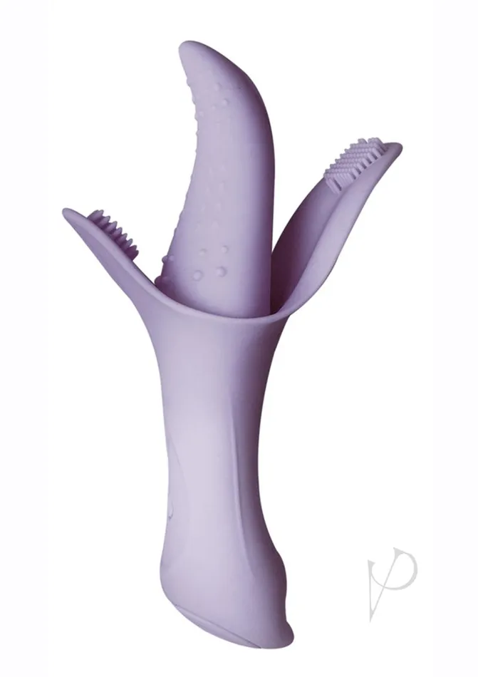 Luv Magic Tongue Silicone Rechargeable Clitoral Stimulator Lavender Luv Female Sex Toys