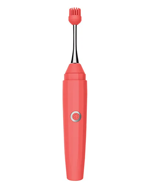 Luv Vibrators Luv Inc Orgasm Pen wThree Attachments Coral