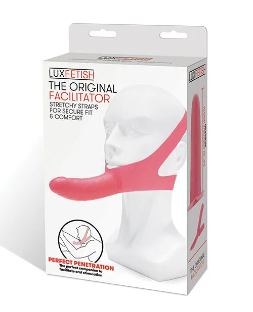 Lux Fetish The Original Facilitator Face StrapOn with Dildo Pink Lux Fetish Female Sex Toys Lux Fetish The Original Facilitator Face StrapOn with Dildo Pink Lux Fetish Female Sex Toys