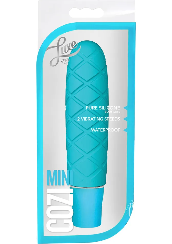 Luxe Vibrators Luxe Cozi SiliconeMini Vibrator Aqua