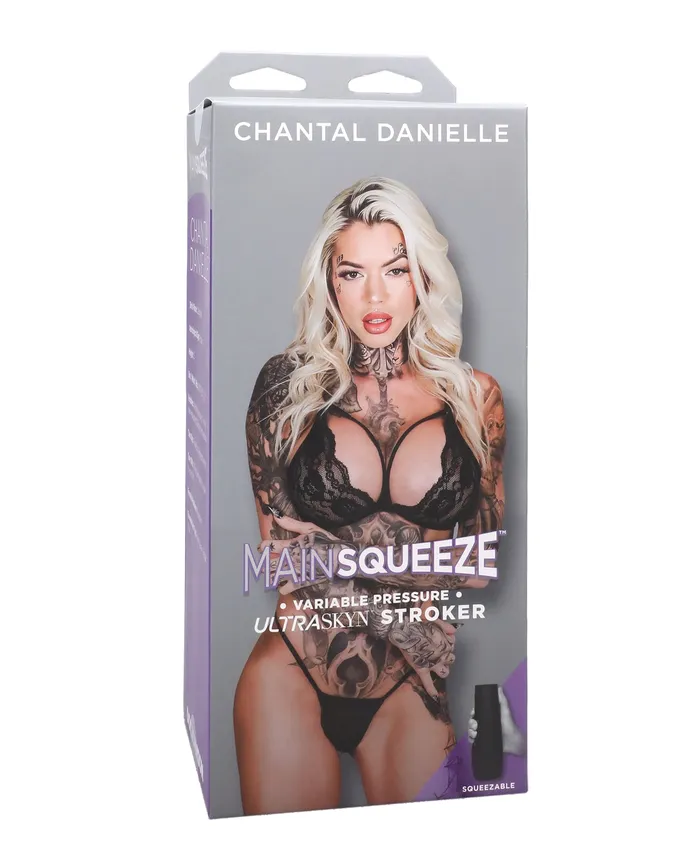 Main Squeeze Male Sex Toys Main Squeeze Chantal Danielle Ultraskyn Masturbator Pussy Vanilla
