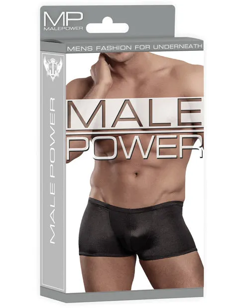 Male Power Satin Lycra Boxer Black Small Male Power Anal Male Power Satin Lycra Boxer Black Small Male Power Anal