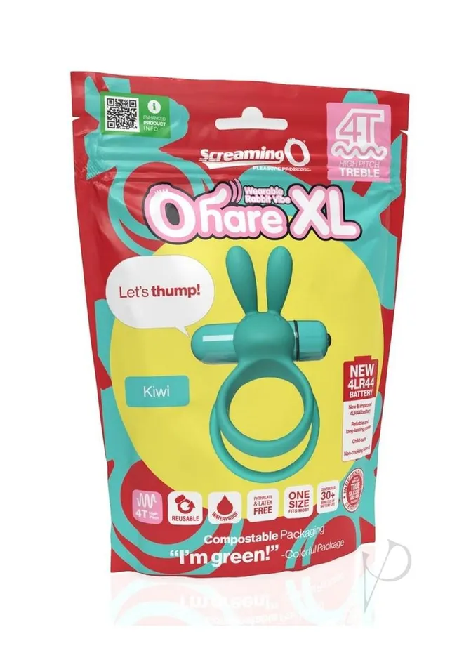 Male Sex Toys 4T Ohare XL Silicone Rabbit Vibrating Cock Ring Kiwi Screaming O Male Sex Toys 4T Ohare XL Silicone Rabbit Vibrating Cock Ring Kiwi Screaming O
