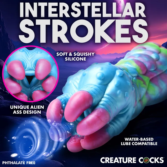 Male Sex Toys Asstra Silicone Ass Stroker Creature Cocks