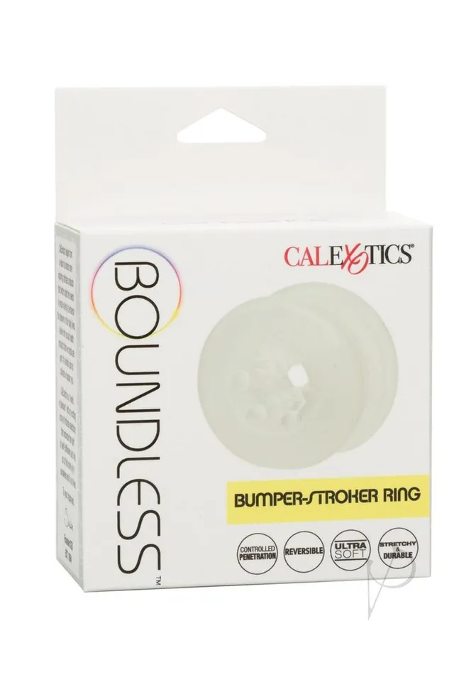 Male Sex Toys Boundless Boundless Bumper Stroker Ring Clear