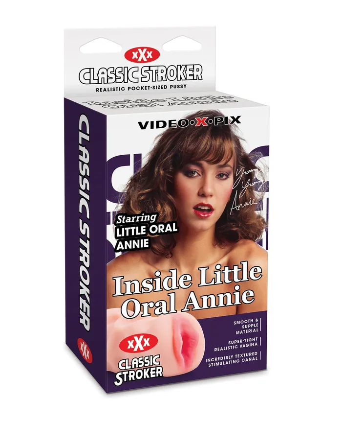 Male Sex Toys Classic Stroker Classic Little Oral Annie Pussy Stroker Vanilla