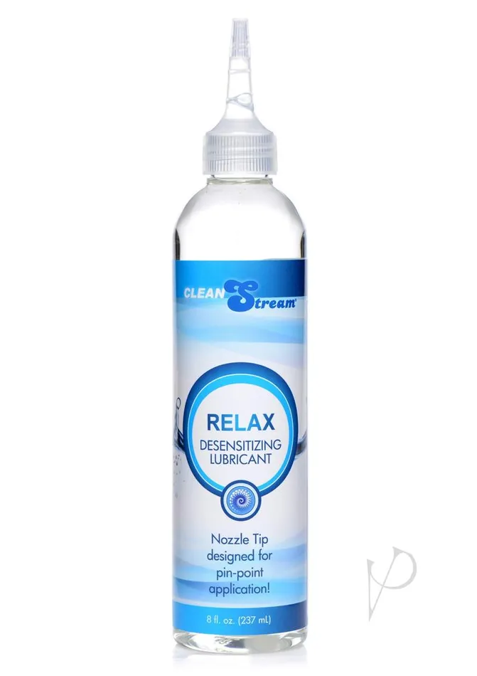Male Sex Toys Cleanstream CleanStream Relax Desensitizing Anal Lube with Dispensing Tip 8oz Male Sex Toys Cleanstream CleanStream Relax Desensitizing Anal Lube with Dispensing Tip 8oz