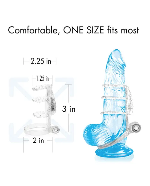Male Sex Toys Doctor Love Doctor Loves Zinger Dual Vibrating Cock Cage Clear Male Sex Toys Doctor Love Doctor Loves Zinger Dual Vibrating Cock Cage Clear