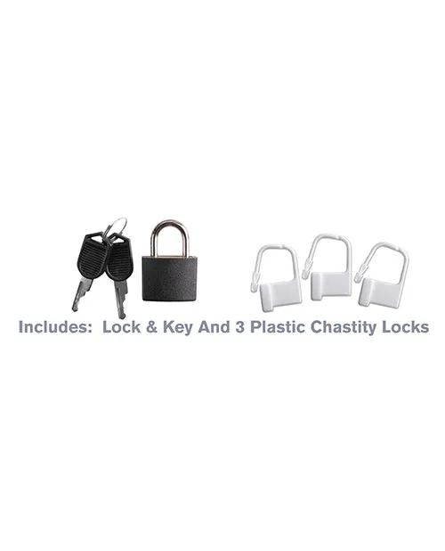 Male Sex Toys Fantasy C Ringz Fantasy CRingz Hardcore Silicone Cock Blocker Cock Ring Black