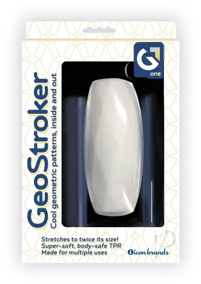 Male Sex Toys Geo Stroker GeoStroker 1 Stroker White