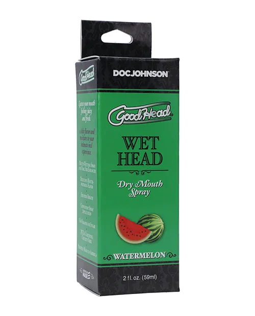 Male Sex Toys Good Head GoodHead Juicy Head Dry Mouth Spray Watermelon 2oz