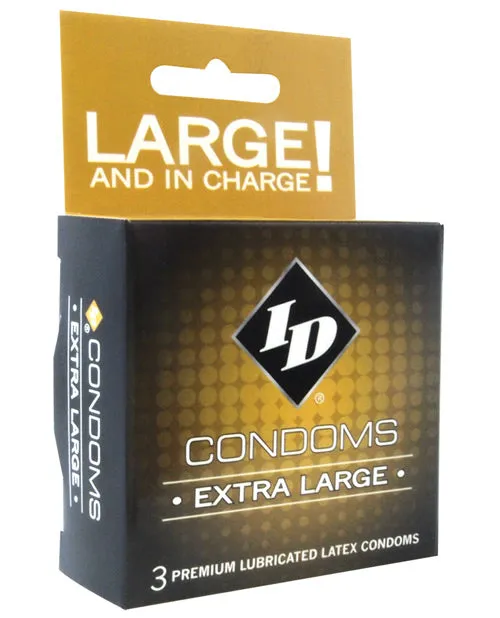 Male Sex Toys Id Condoms ID Extra Large Condom 3 Pack Male Sex Toys Id Condoms ID Extra Large Condom 3 Pack