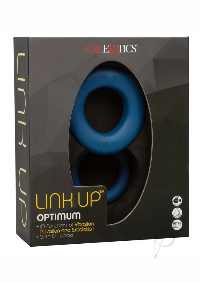 Male Sex Toys Link Up Optimum Rechargeable Silicone Cock Ring Blue Link Up Male Sex Toys Link Up Optimum Rechargeable Silicone Cock Ring Blue Link Up
