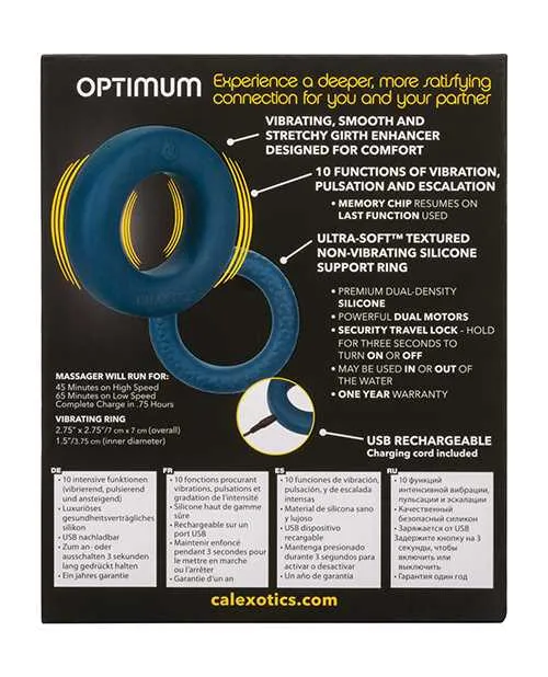 Male Sex Toys Link Up Optimum Rechargeable Silicone Cock Ring Blue Link Up Male Sex Toys Link Up Optimum Rechargeable Silicone Cock Ring Blue Link Up