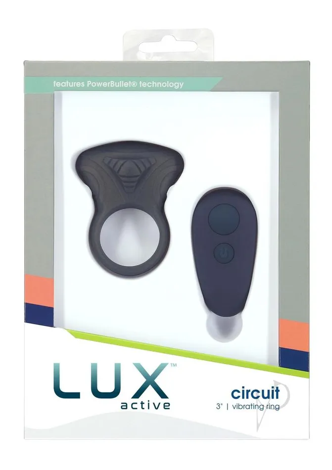 Male Sex Toys Lux Active Lux Active Circuit Rechargeable Silicone Cock Ring with Remote Control Navy Male Sex Toys Lux Active Lux Active Circuit Rechargeable Silicone Cock Ring with Remote Control Navy