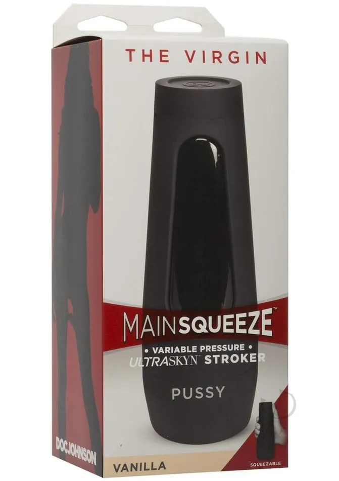 Male Sex Toys Main Squeeze Main Squeeze The Virgin Ultraskyn Masturbator Pussy Vanilla