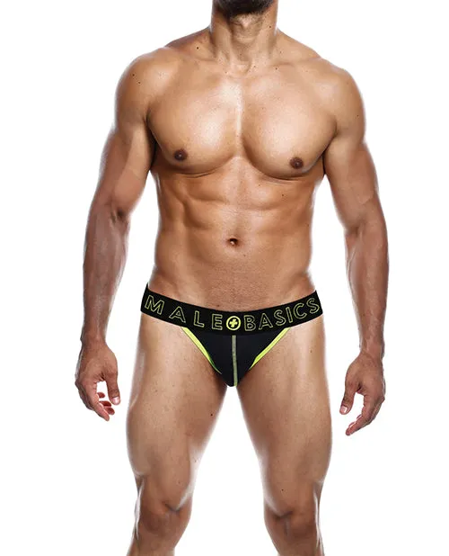 Male Sex Toys Male Basics Neon Jockstrap Neon Yellow XL Malebasics