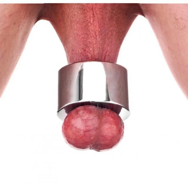 Male Sex Toys Master Series Magnetic Stainless Steel Ball Stretcher 40mm