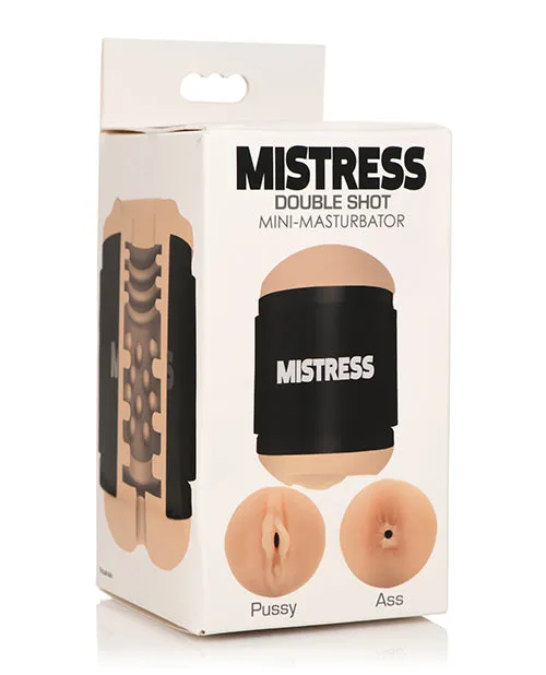 Male Sex Toys Mistress Curve Toys Mistress Double Shot Mini Masturbator Pussy Ass Light Male Sex Toys Mistress Curve Toys Mistress Double Shot Mini Masturbator Pussy Ass Light