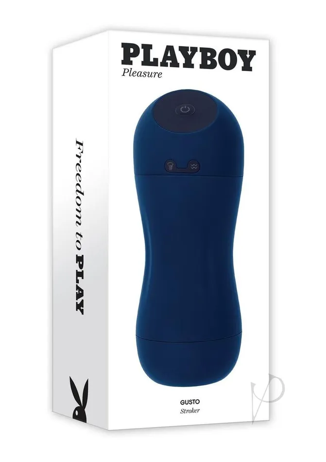 Male Sex Toys Playboy Playboy Gusto Rechargeable Silicone Masturbator Blue Male Sex Toys Playboy Playboy Gusto Rechargeable Silicone Masturbator Blue