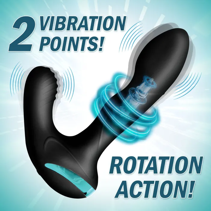Male Sex Toys Prostatic Play Maverick Rotating Vibrating Silicone Prostate Stimulator Male Sex Toys Prostatic Play Maverick Rotating Vibrating Silicone Prostate Stimulator