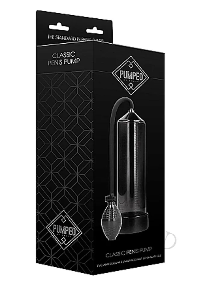 Male Sex Toys Pumped By Shots Classic Penis Pump Black Pumped
