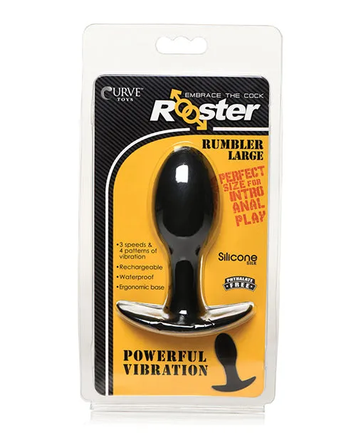 Male Sex Toys Rooster Curve Toys Rooster Rumbler Vibrating Silicone Anal Plug Large Black Male Sex Toys Rooster Curve Toys Rooster Rumbler Vibrating Silicone Anal Plug Large Black