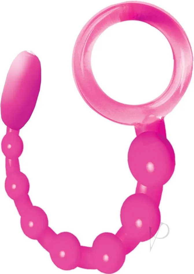 Male Sex Toys Wet Dreams Sex Snake Silicone Vibrating Anal Beads Pink Passion Wet Dreams