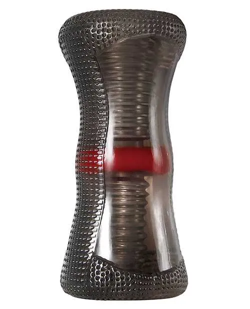 Male Sex Toys Zero Tolerance Zero Tolerance The Vortex Textured Stroker with DVD Download Smoke and Red