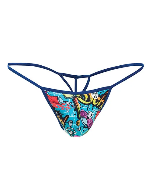 Malebasics Vibrators Male Basics Sinful Hipster Music T Thong GString Blue Print SM Malebasics Vibrators Male Basics Sinful Hipster Music T Thong GString Blue Print SM