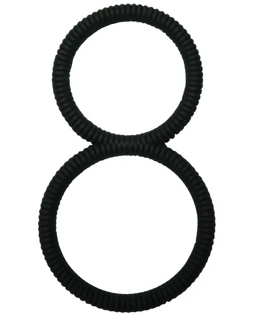 Malesation Male Sex Toys MALESATION Figure 8 Cock Ring Black Malesation Male Sex Toys MALESATION Figure 8 Cock Ring Black