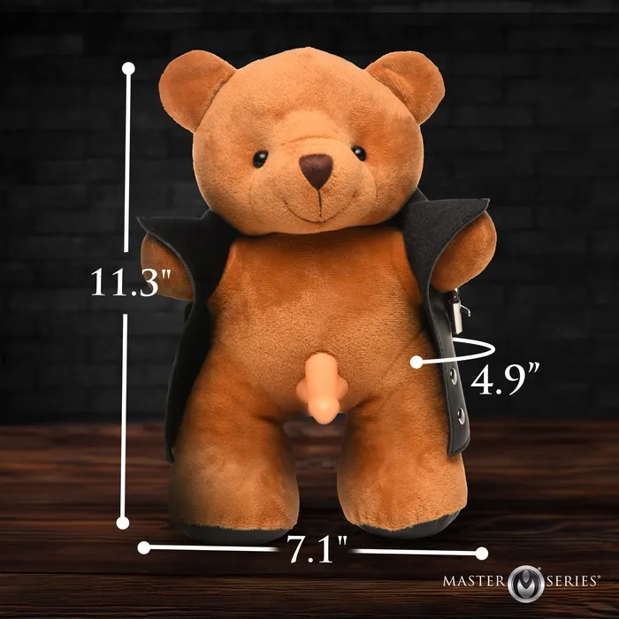 Master Series Dildos The Flasher Exhibitionist Teddy Bear