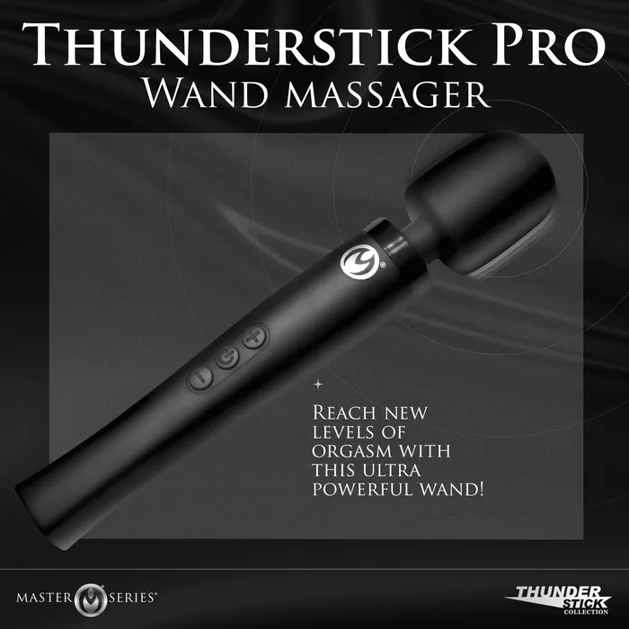Master Series Female Sex Toys Thunderstick Pro Silicone Wand Massager