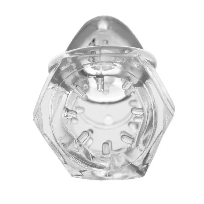 Master Series Male Sex Toys 20 Nubbed Detained Soft Body Chastity Cage