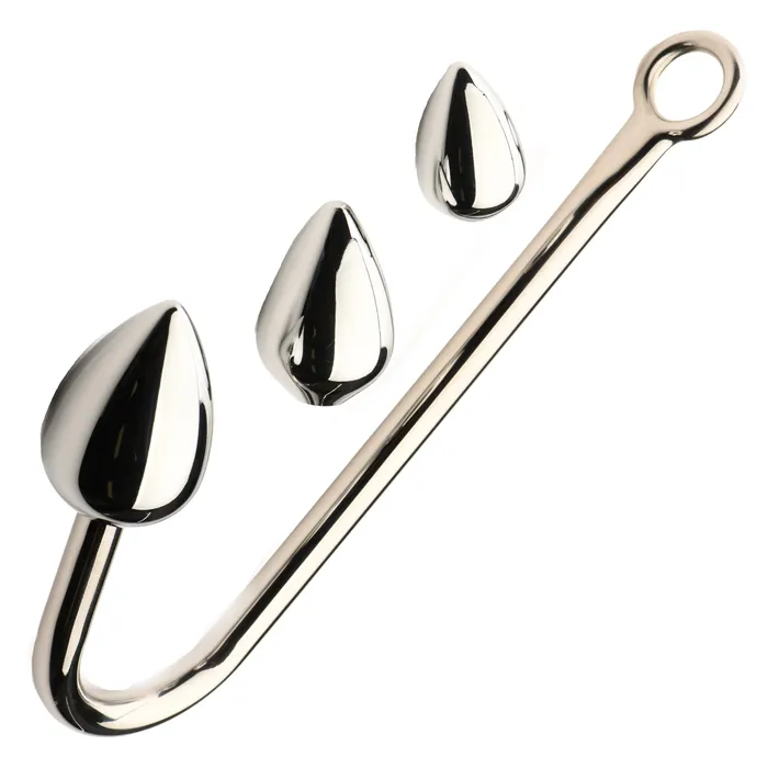 Master Series Male Sex Toys Anal Hook Trainer with 3 Plugs