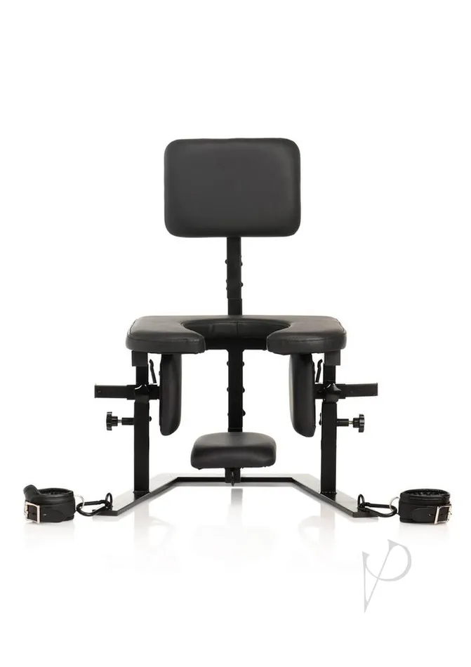 Master Series Pleasure Throse Oral Sex Chair Black Master Series Anal