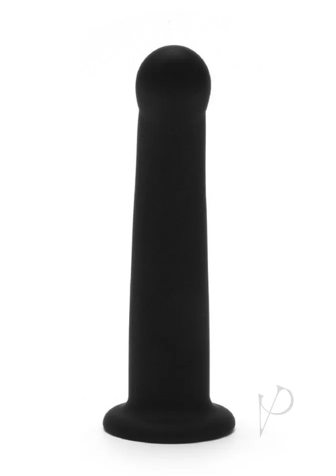 Me You Us Anal ME YOU US Black Curved Silicone Dildo 6in Black
