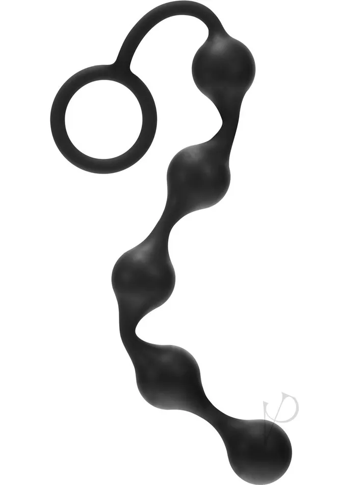 Me You Us Anal ME YOU US Onyx Silicone Anal Beads Black