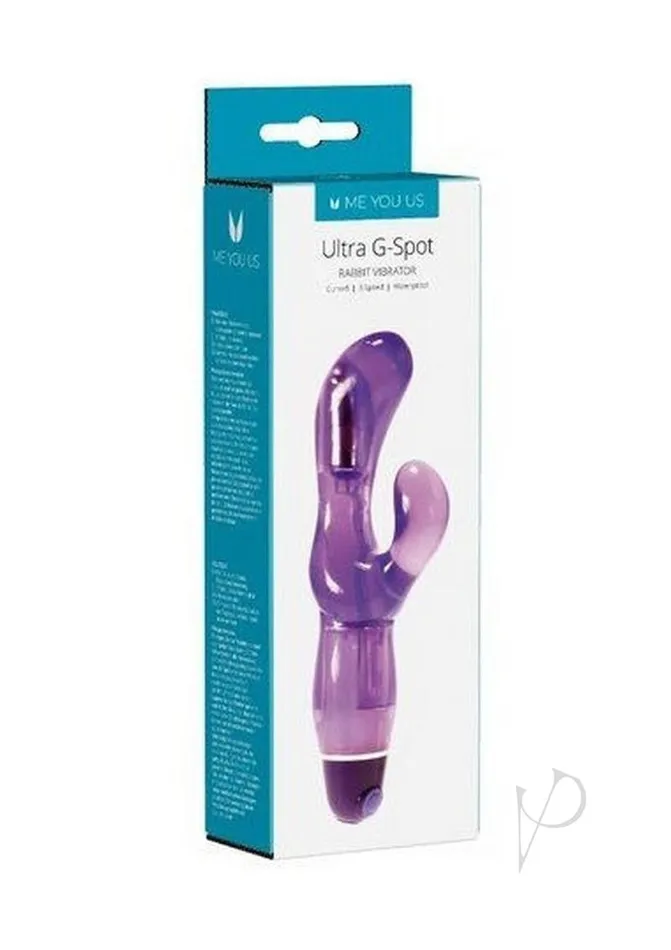 ME YOU US Ultra GSpot Rabbit Vibrator Purple Me You Us Vibrators