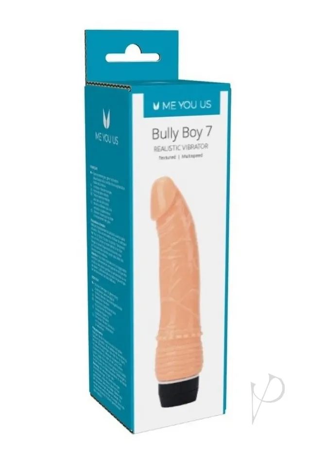 Me You Us Vibrators ME YOU US Bully Boy 7 Realistic Vibrator Vanilla