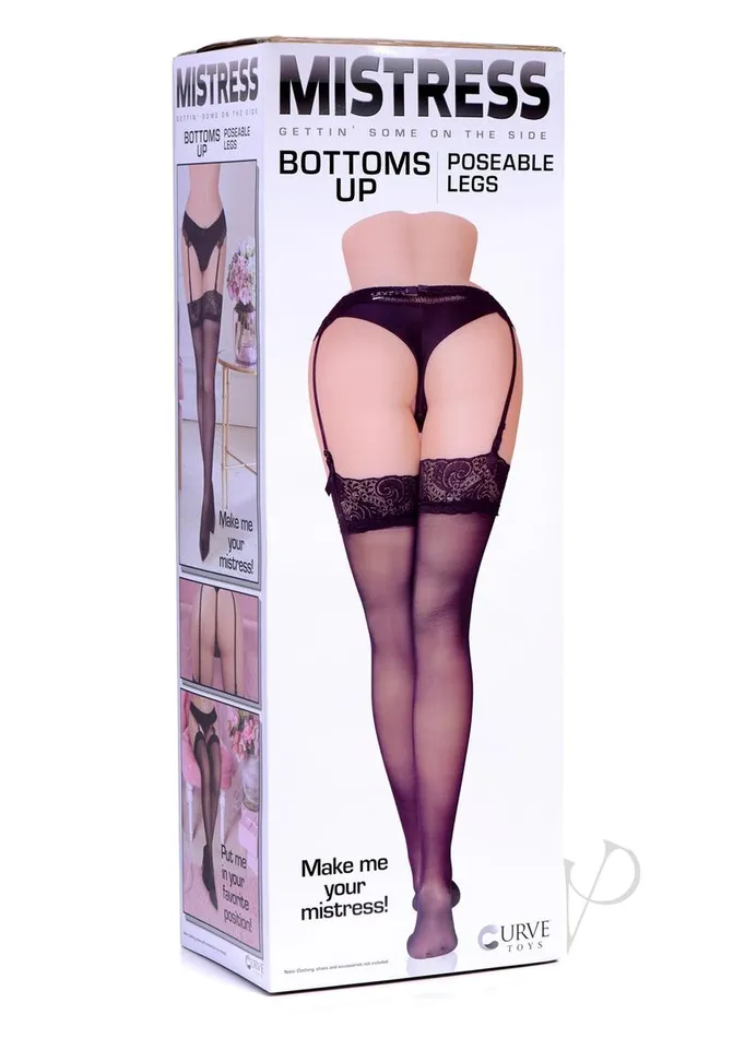 Mistress Mistress Bottoms Up Poseable Legs Vanilla Dildos