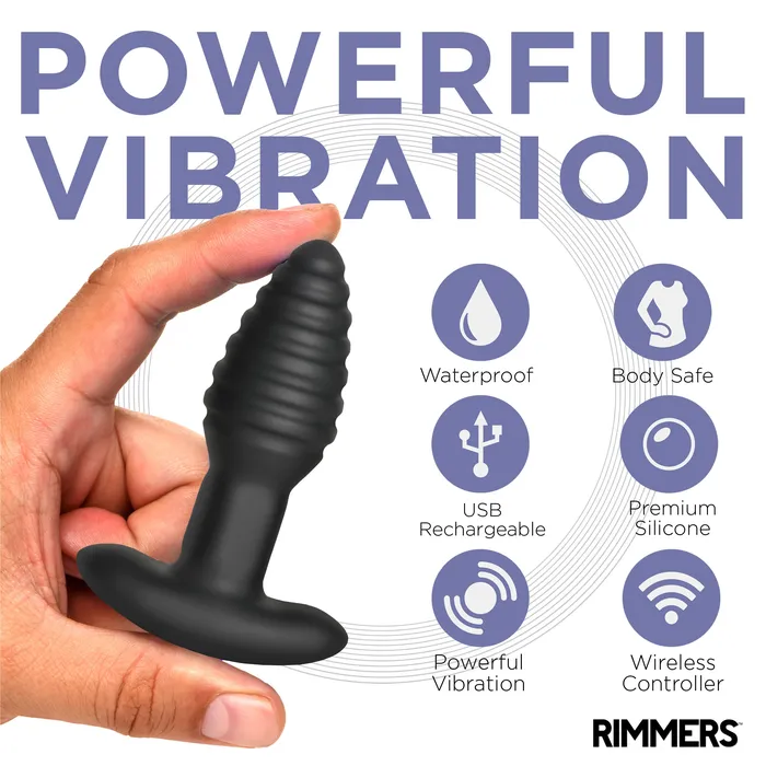 ModelE Vibrating Rimming Plug w Remote Control Rimmers Anal