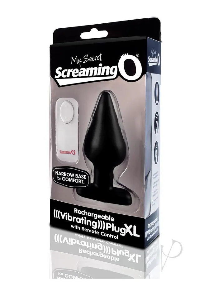 My Secret Female Sex Toys My Secret Rechargeable Vibrating Plug XL with Remote Control Black My Secret Female Sex Toys My Secret Rechargeable Vibrating Plug XL with Remote Control Black