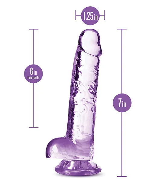 Naturally Yours Crystalline Dildo 7in Amethyst Naturally Yours Dildos