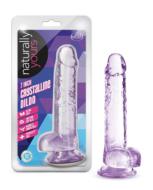 Naturally Yours Crystalline Dildo 7in Amethyst Naturally Yours Dildos