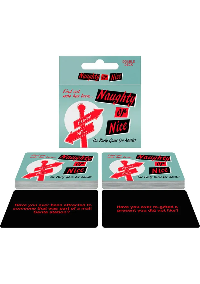 Naughty Or Nice Drinking Card Game Kheper Games Games Naughty Or Nice Drinking Card Game Kheper Games Games